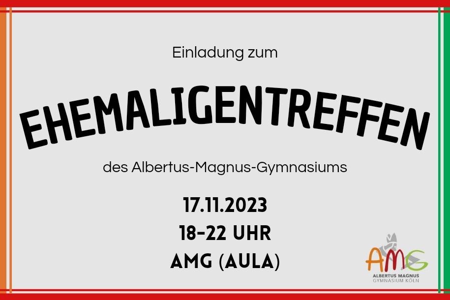 AMG-Ehemaligentreffen - 17.11.2023